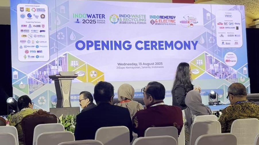 Upacara pembukaan Indowater 2025